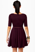 Black Sheep Olivia Burgundy Knit Dress
