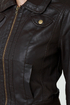 Lost Finn Dark Brown Bomber Jacket