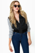 Lost Forest Black Cropped and Hooded Jacket