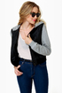 Lost Forest Black Cropped and Hooded Jacket