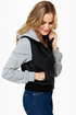 Lost Forest Black Cropped and Hooded Jacket