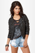 Black Sheep Spirit Dark Brown Moto Jacket