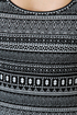 Lost Kat Black Print Dress