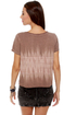 Black Sheep Bohemian Brown Tie-Dye Top