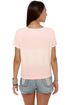 Black Sheep Bohemian Distressed Pink Top