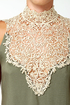 Midnight Mystery Gold and Olive Green Dress