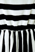The Right Stripes Black and White Striped Dress