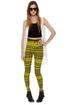 Your Tribe Has Spoken Yellow Print Leggings