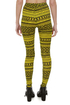 Your Tribe Has Spoken Yellow Print Leggings