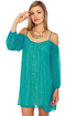 I Heart You Teal Print Dress