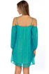 I Heart You Teal Print Dress