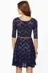 Catch the Bouquet Blue Lace Dress