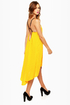 Sun-Kissed High-Low Yellow Dress