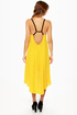 Sun-Kissed High-Low Yellow Dress