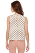 Collar-ship Award Polka Dot Tank Top