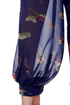 Bird is the Word Print Blue Top