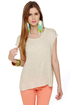 Bodacious Babe Beige Top