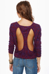 Because You're Mine Purple Sweater