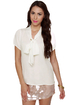 Final Answer Short Sleeve White Top