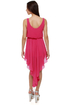 Ups and Downs Fuchsia Dress