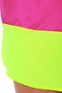 Black Light Optional Neon Yellow and Fuchsia Dress