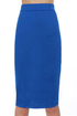 Building Block Blue Pencil Skirt