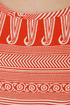 Firestarter Orange Print Maxi Dress