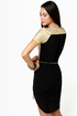 Hot Prospect-or Black and Gold Dress