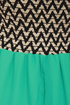 Zag, You're It Mint Green Print Dress