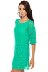 Great-Laced Teal Lace Dress