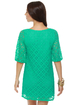 Great-Laced Teal Lace Dress