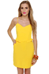 Custard Danish Yellow Dress