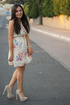 My Little Posy Floral One Shoulder Dress