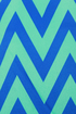 Zagging Rights Blue and Mint Striped Dress