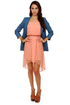 Southern Hospitality Peach Polka Dot Dress