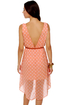 Southern Hospitality Peach Polka Dot Dress