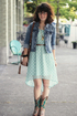 Southern Hospitality Light Blue Polka Dot Dress