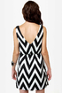 Printing Press Black and Ivory Striped Dress