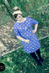 Freshly Picked Blue Floral Print Shift Dress