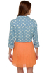 Jill Frost Peach Mini Skirt