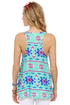 Sky's the Limit Turquoise Print Tunic Top
