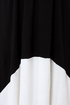 What Goes Around High Low Ivory and Black Dress