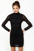 Moondance Black Lace Dress
