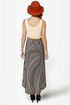Belle Epoque Cream and Black Striped Dress