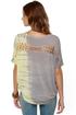 Going to Glastonbury Slashed Tie-Dye Top