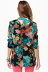 Gypsy Junkies Zeppelin Floral Print Blazer