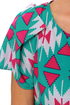 Roswell Incident Turquoise Print Dress