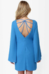 Polyphonic Spree Backless Blue Dress