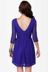 Going Steady Lacy Blue Dress