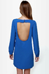 Set the Stage Backless Royal Blue Dress